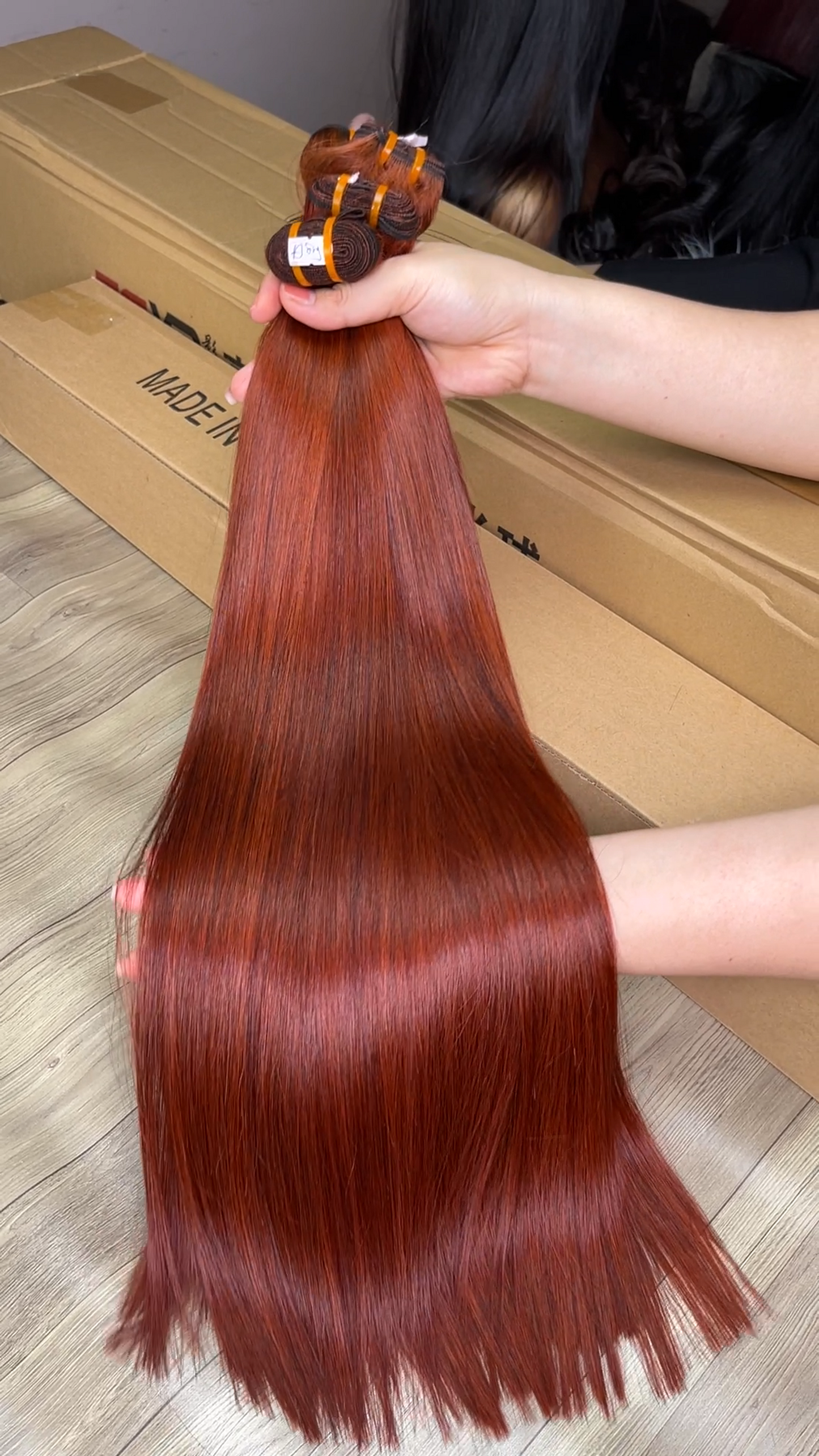 26 inches Cajun Color Hair Extensions, 100% Human Hair Bundles