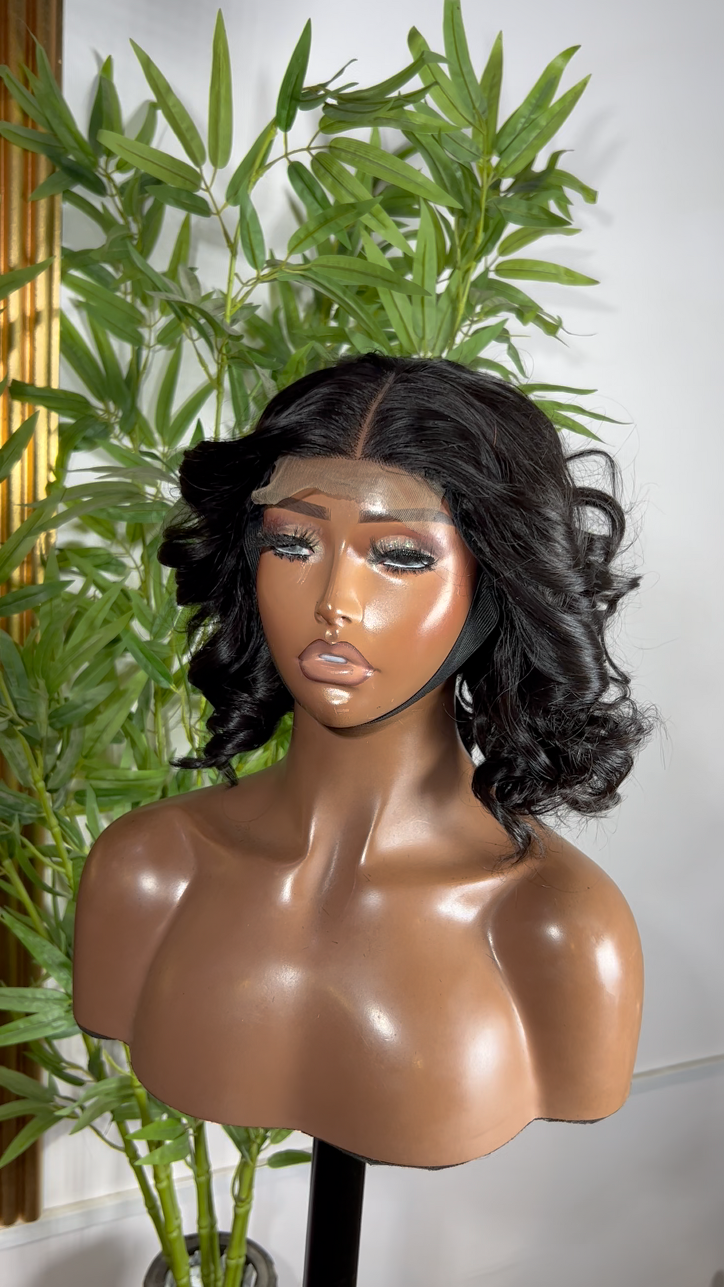 Midnight Super Bouncy Human Hair Wig